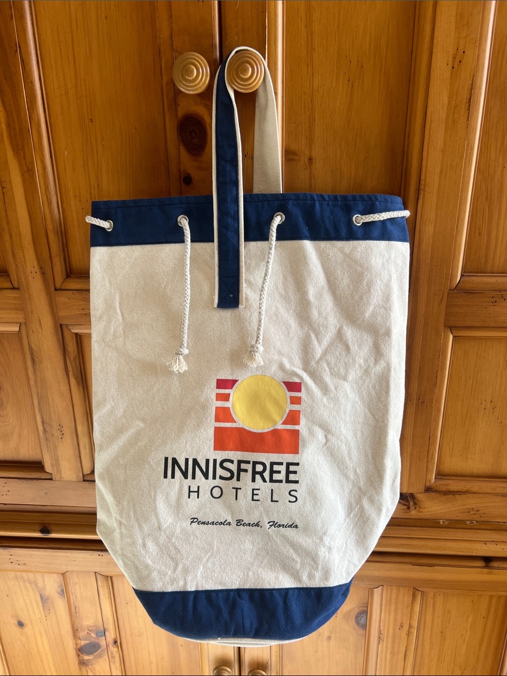 Schooner Canvas Tote Bag Innisfree Hotels Pensacola Beach, Florida
